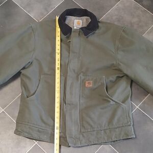 VTG NWOT J164 LOV Carhartt Olive Green Detroit Zip Up Jacket